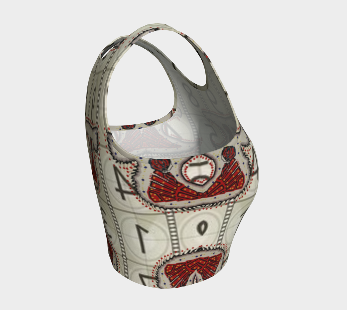 House of Goulet Athletic Crop Top