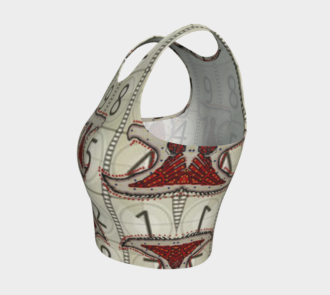 House of Goulet Athletic Crop Top