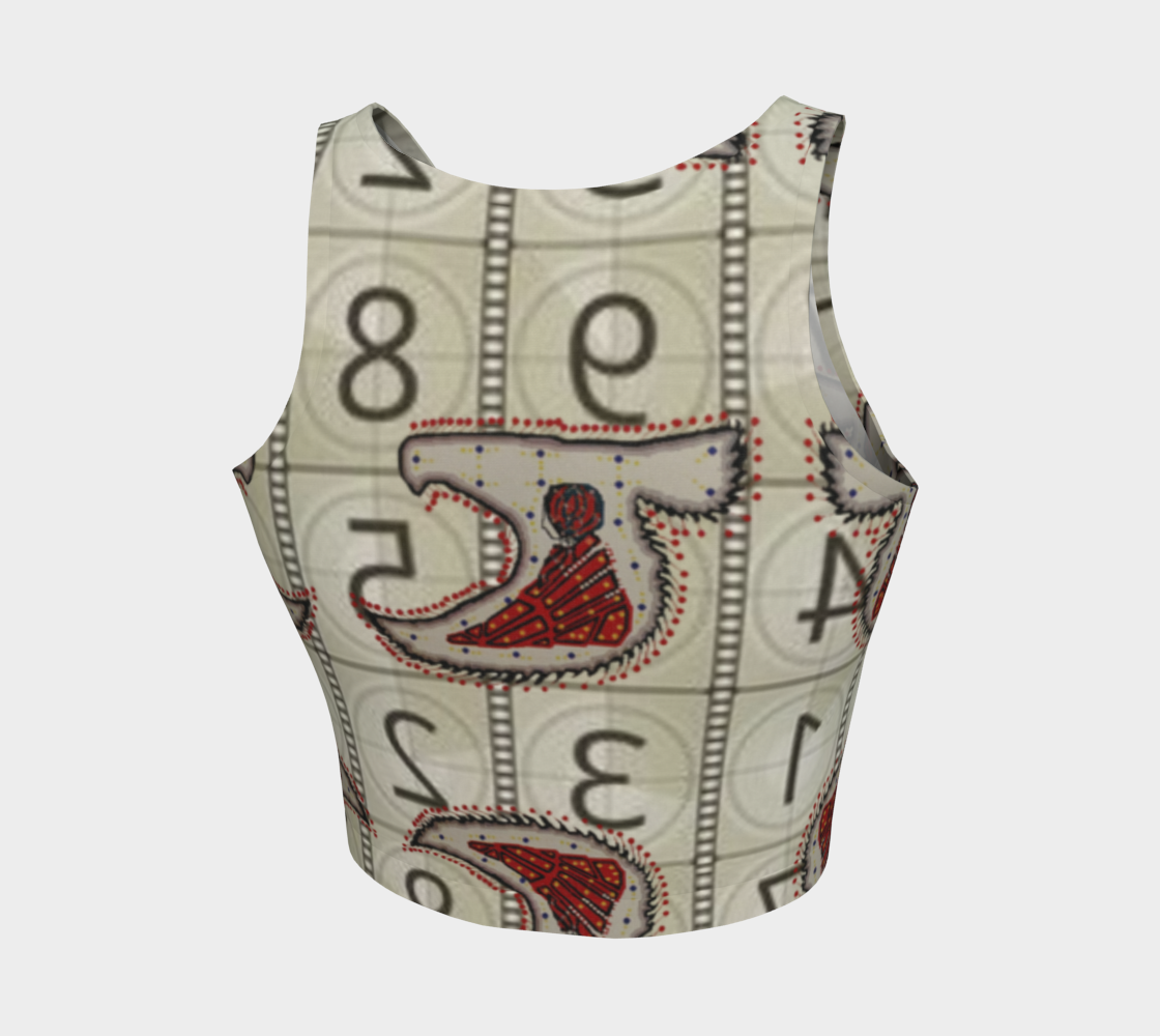 House of Goulet Athletic Crop Top