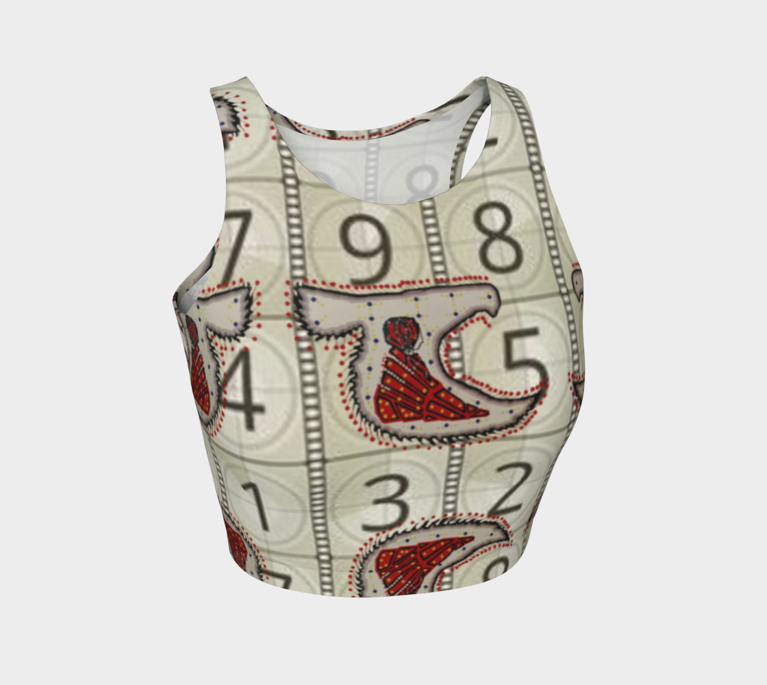 House of Goulet Athletic Crop Top