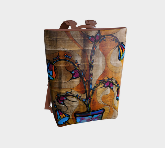 Muchastim Clothing leather backpack