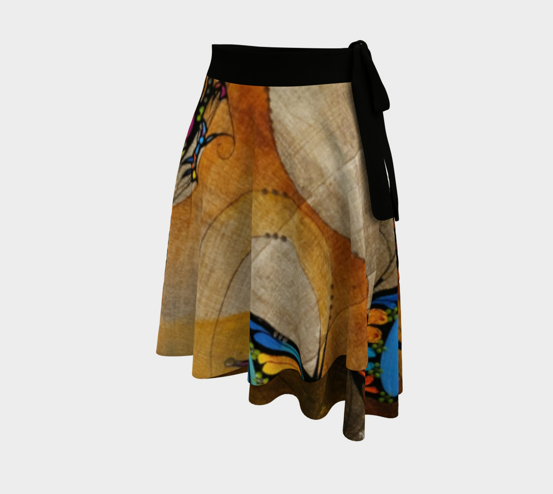 Muchastim Clothing wrap around skirt